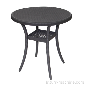 Plastic Outdoor Garden Rattan tissé Table de loisir